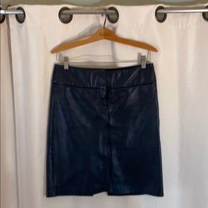 Arden B leather skirt